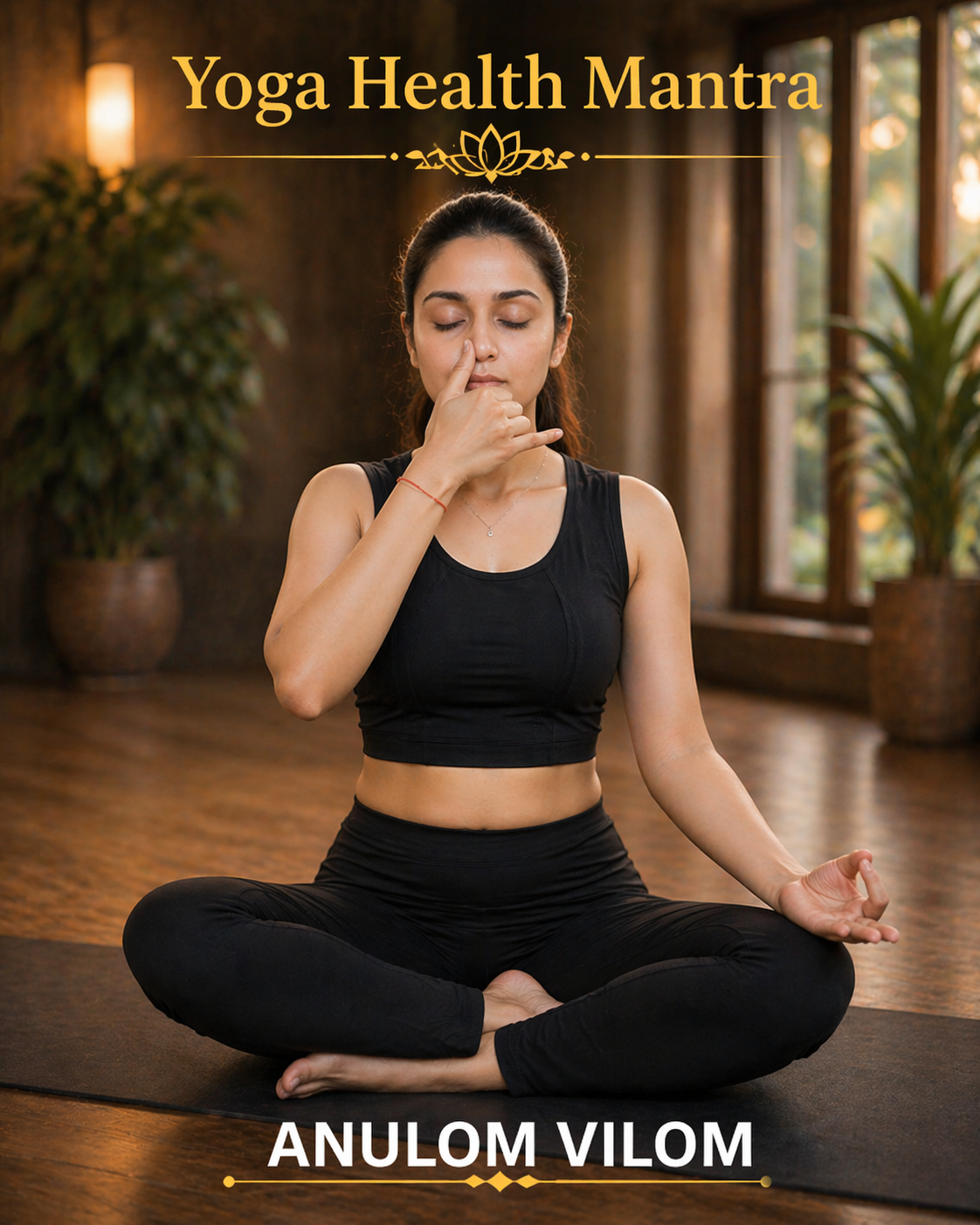 Anulom Vilom pranayama for stress and hormone balance
