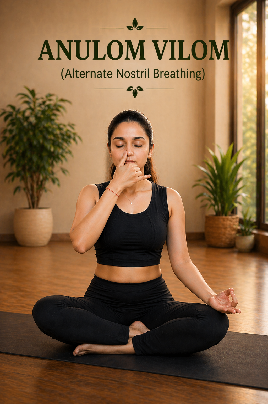 anulom vilom breathing for bp control alternate nostril yoga