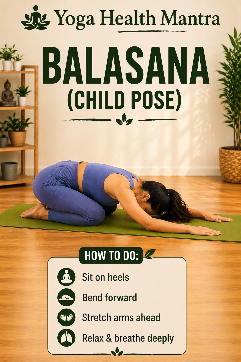 balasana child pose yoga for relaxation and digestion