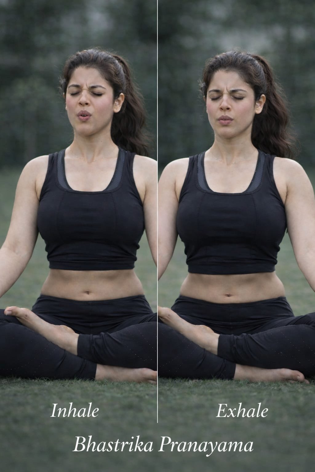 Fast breathing technique energizing the body