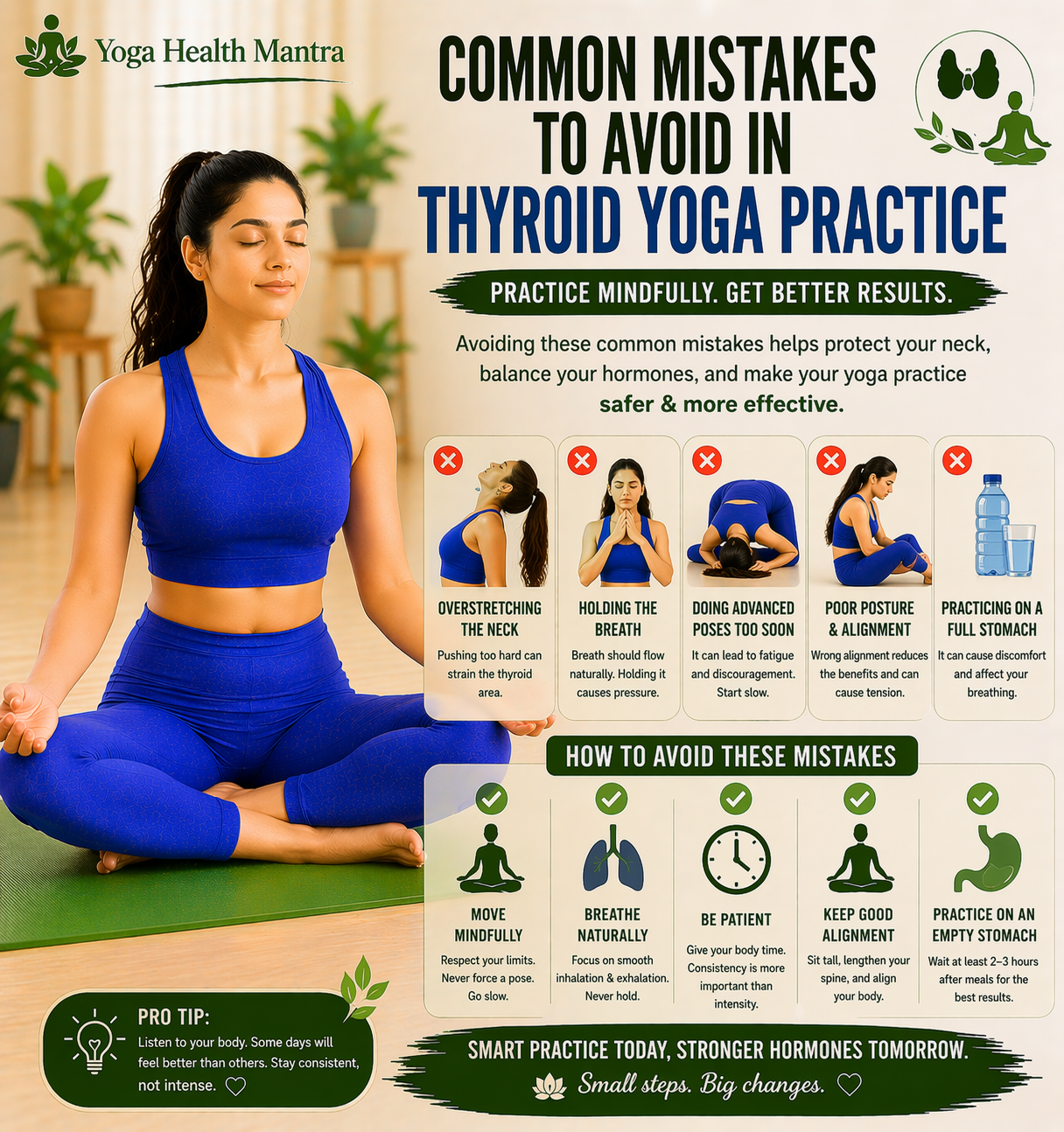 common yoga mistakes beginners thyroid yoga
