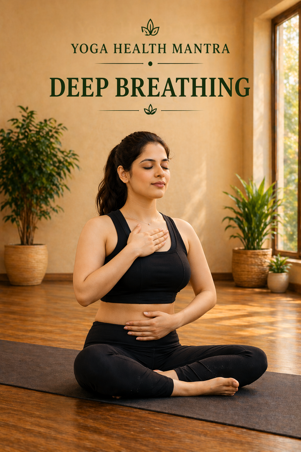 deep breathing diaphragmatic breathing for bp control yoga