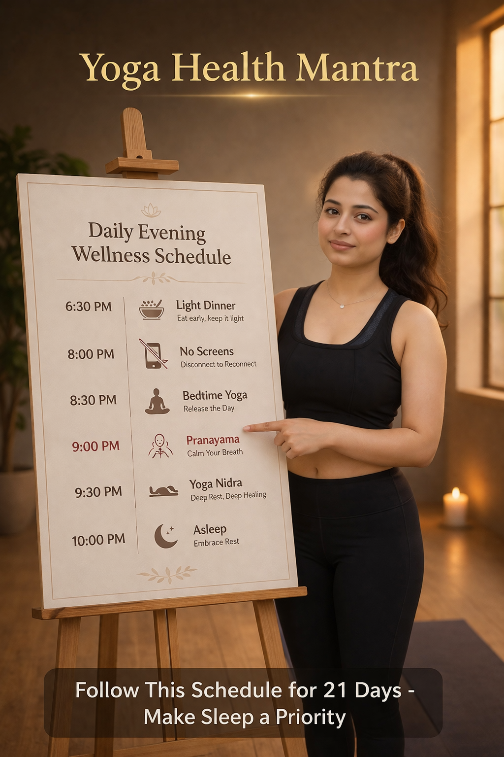 daily sleep routine schedule for better sleep