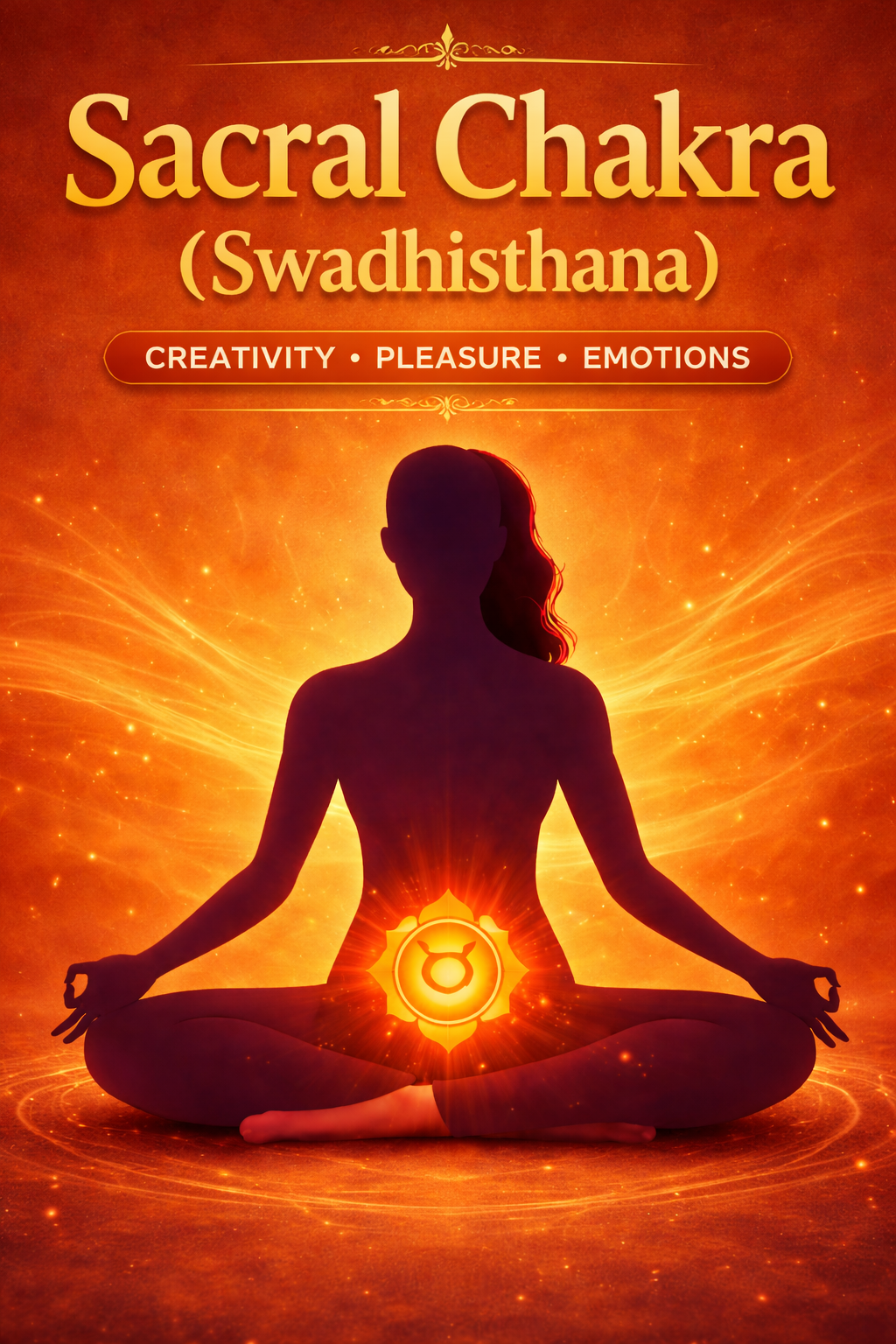 sacral chakra svadhisthana orange energy lower abdomen creativity emotions