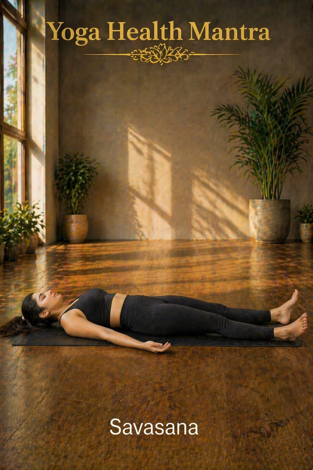 Savasana relaxation pose for stress relief