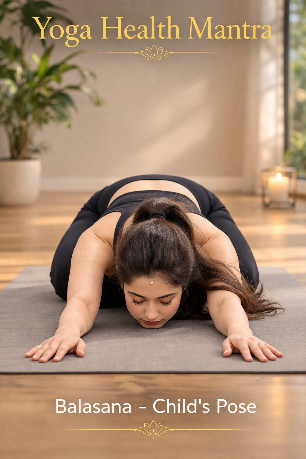 balasana child pose yoga for better sleep