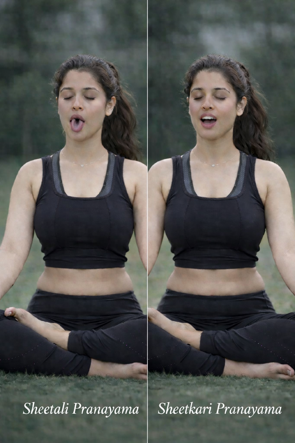 Cooling breathing techniques to reduce body heat