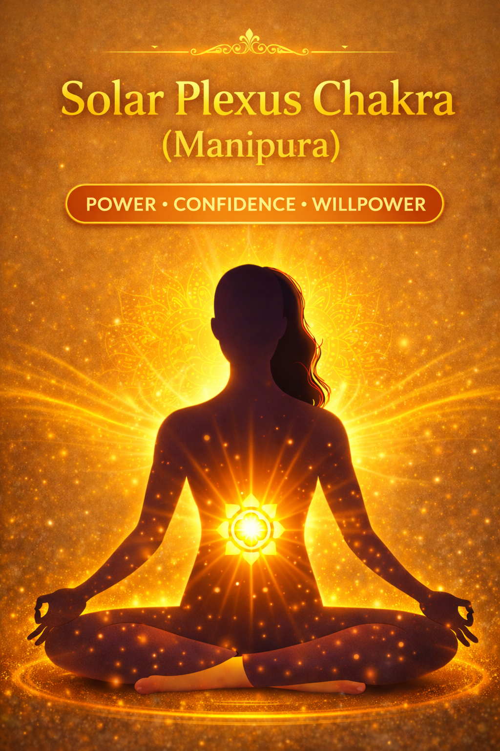 solar plexus chakra manipura yellow energy upper abdomen confidence power