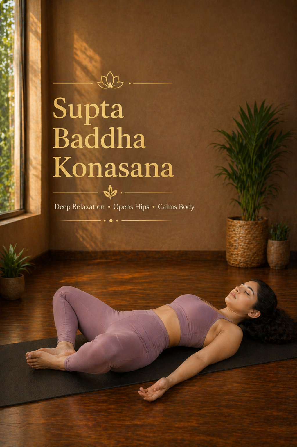 supta baddha konasana yoga for migraine relief relaxing body and reducing tension