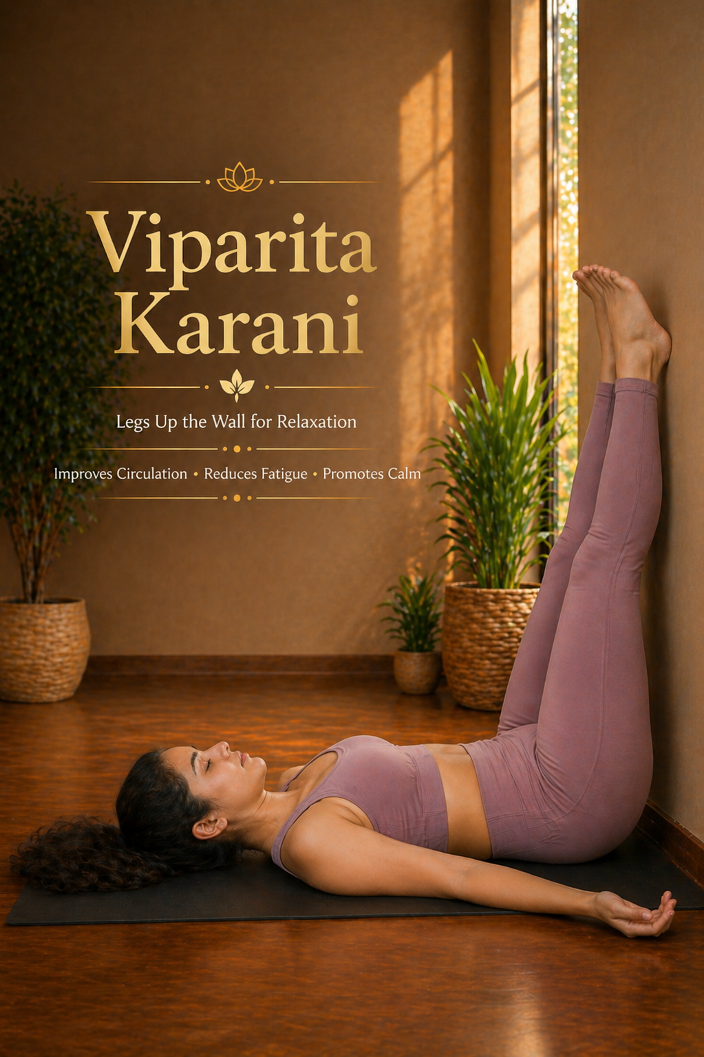 viparita karani yoga for migraine relief calming nervous system and reducing stress