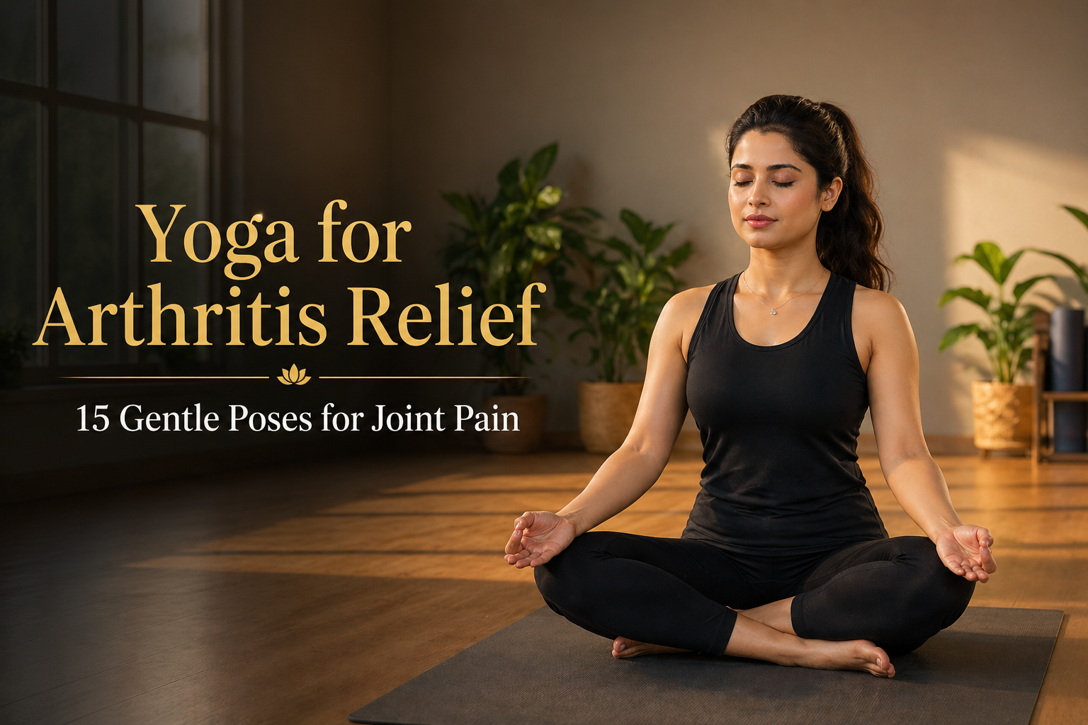 yoga for arthritis relief gentle poses for joint pain flexibility and mobility improvemen