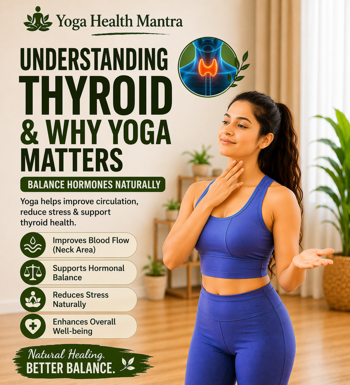 how yoga helps thyroid health naturally